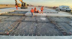 Mise en oeuvre de capteurs sur un chantier de l’aéroport Paris-CDG