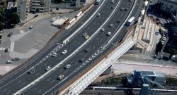 Station bus Toulon-Sainte-Musse sur l'A57, connectée à une halte ferroviaire créée pour desservir un nouveau quartier