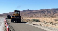 Mise en œuvre de béton compacté routier (BCR) à M’Sila.