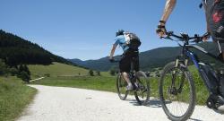 Piste cyclable de la communauté de communes du massif du Vercors.